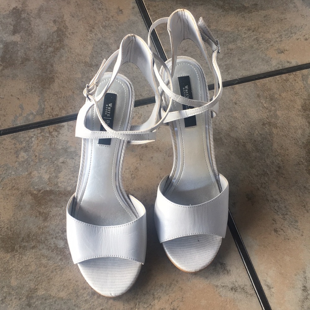 White House Black Market strappy heels size 7.5